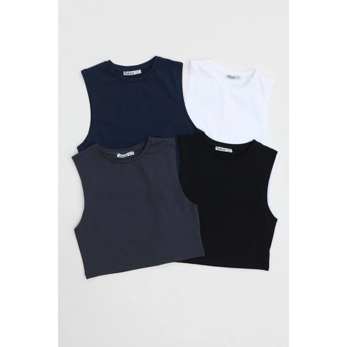 Kolsuz Crop Geniş Atlet Füme - 21755.200.