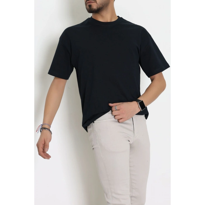 Kompak Penye Ünisex Baskısız Oversize Tişört Laci - 55045.1872.