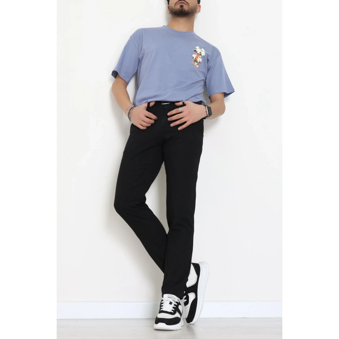 Kompakt Penye Unisex Tişört Boyalıgri - 55064.1872.