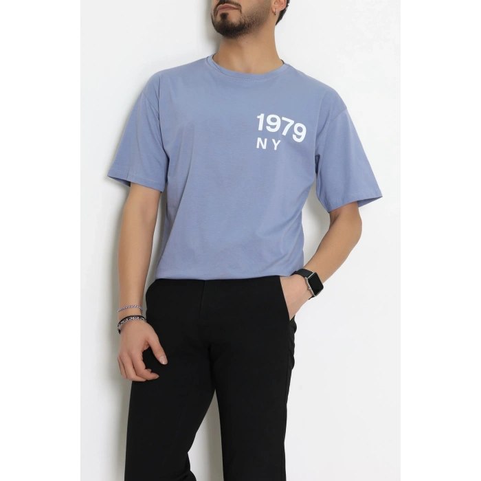 Kompakt Penye Unisex Tişört Boyalıgri1 - 55064.1872.