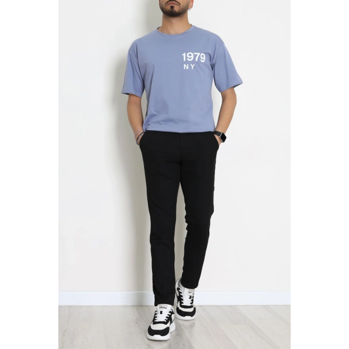 Kompakt Penye Unisex Tişört Boyalıgri1 - 55064.1872.