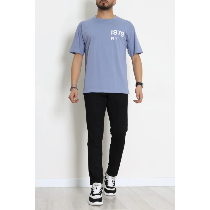 Kompakt Penye Unisex Tişört Boyalıgri1 - 55064.1872.