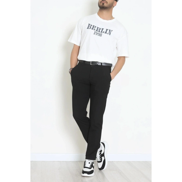 Kompakt Penye Unisex Tişört Ekrufüme - 55064.1872.