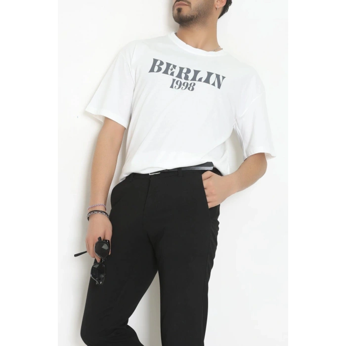 Kompakt Penye Unisex Tişört Ekrufüme - 55064.1872.