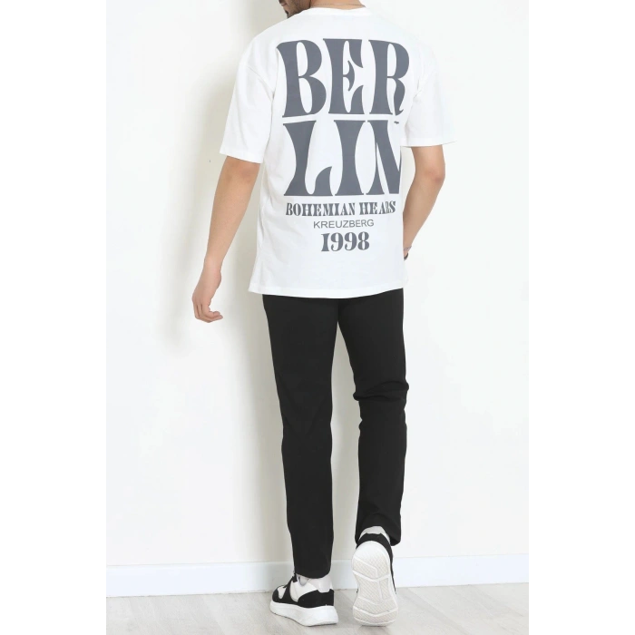Kompakt Penye Unisex Tişört Ekrufüme - 55064.1872.