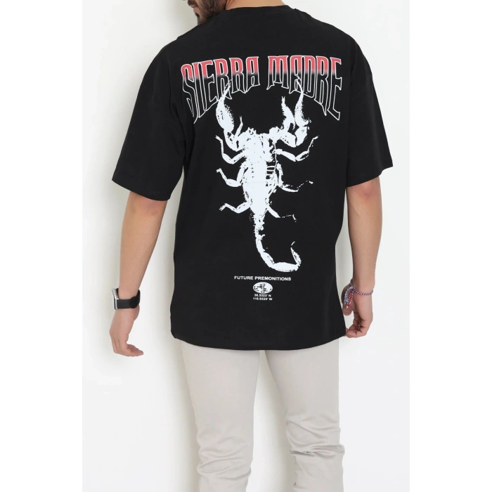 Kompakt Penye Unisex Tişört Kırmızısiyah - 55064.1872.