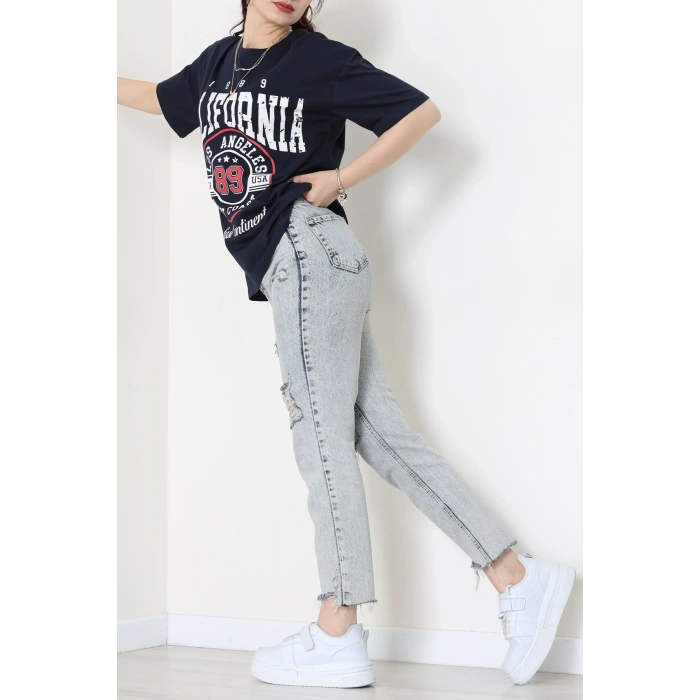 Kompakt Penye Unisex Tişört Lacikırmızı - 55064.1872.