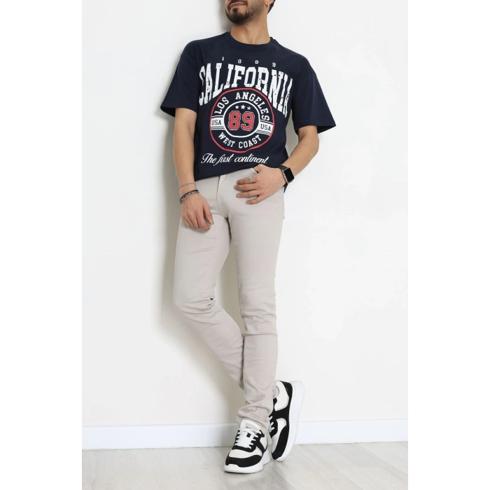 Kompakt Penye Unisex Tişört Lacikırmızı - 55064.1872.