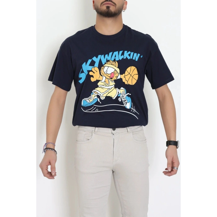 Kompakt Penye Unisex Tişört Lacimavi - 55064.1872.