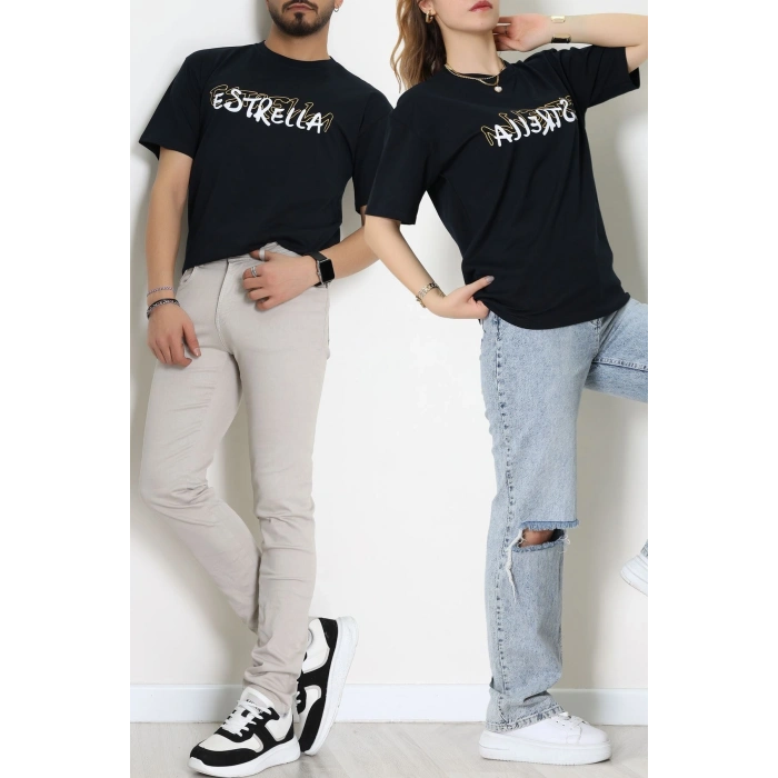 Kompakt Penye Unisex Tişört Lacisarı - 55064.1872.