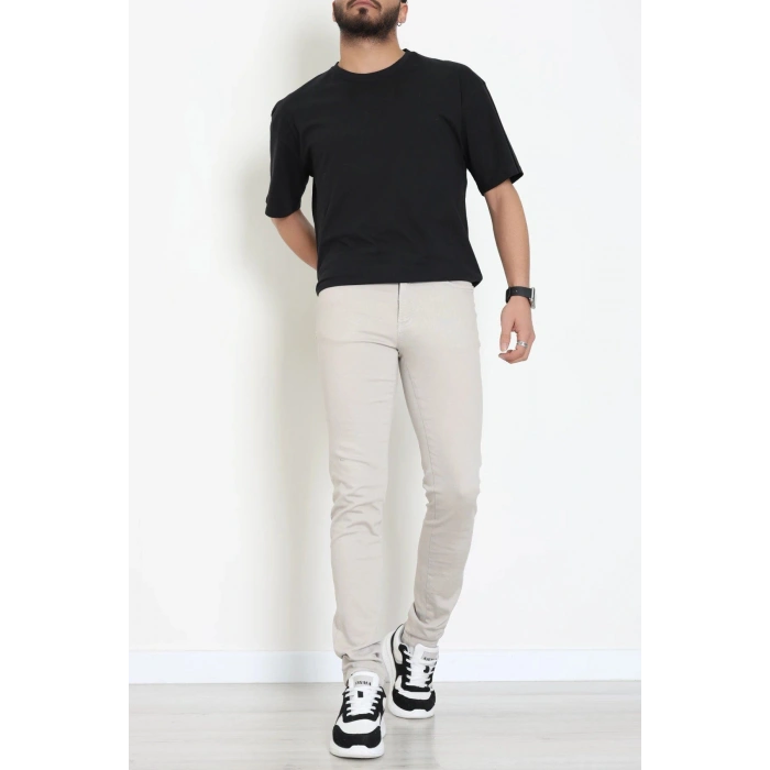 Kompakt Penye Unisex Tişört Siyah - 55064.1872.