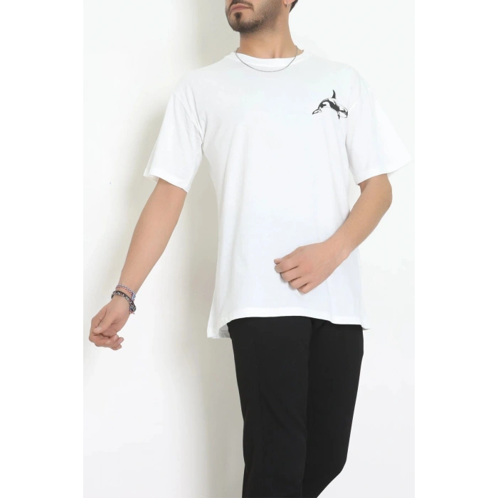 Kompakt Penye Unisex Tişört Siyahekru - 55064.1872.