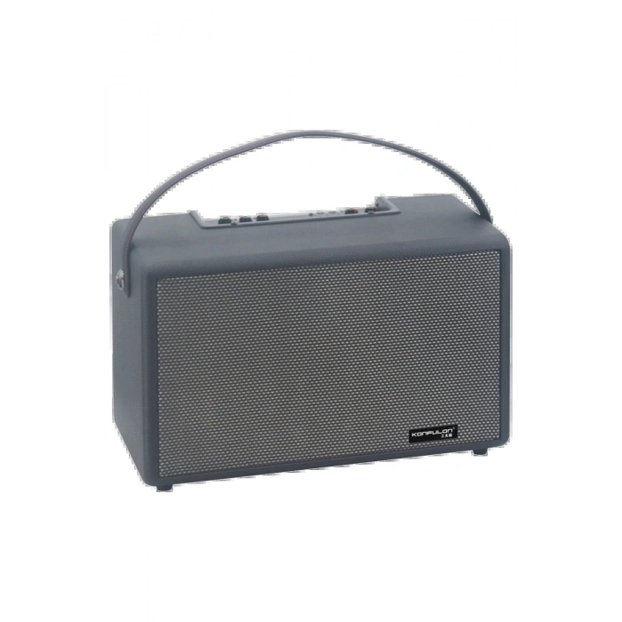 Konfulon F32 2x50W Sürücülü 2 Adet Mikrofonlu BT 5.2 Kablosuz Hoparlör - Siyah