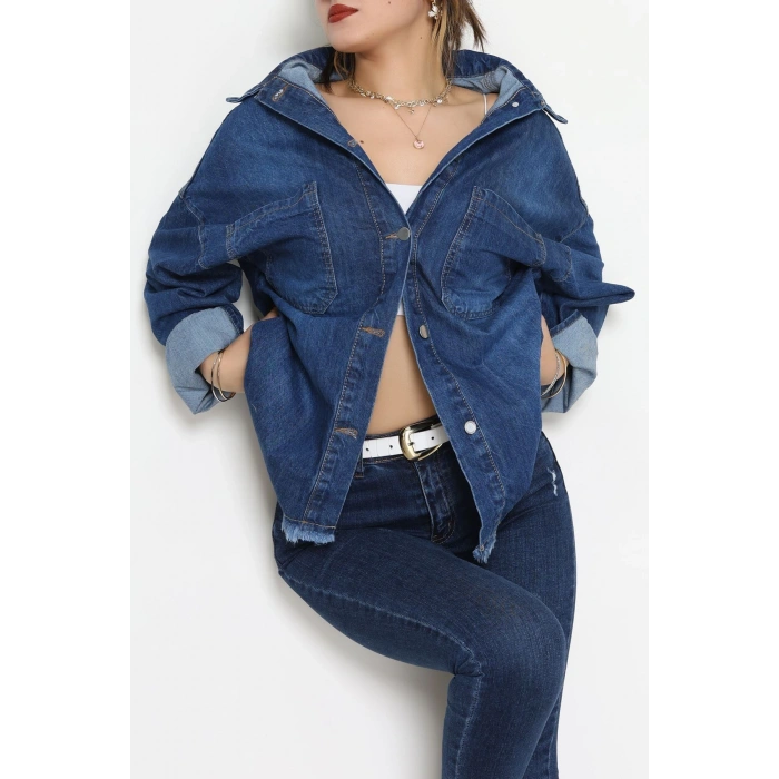 Kot Ceket Mavi - 31873.2088.