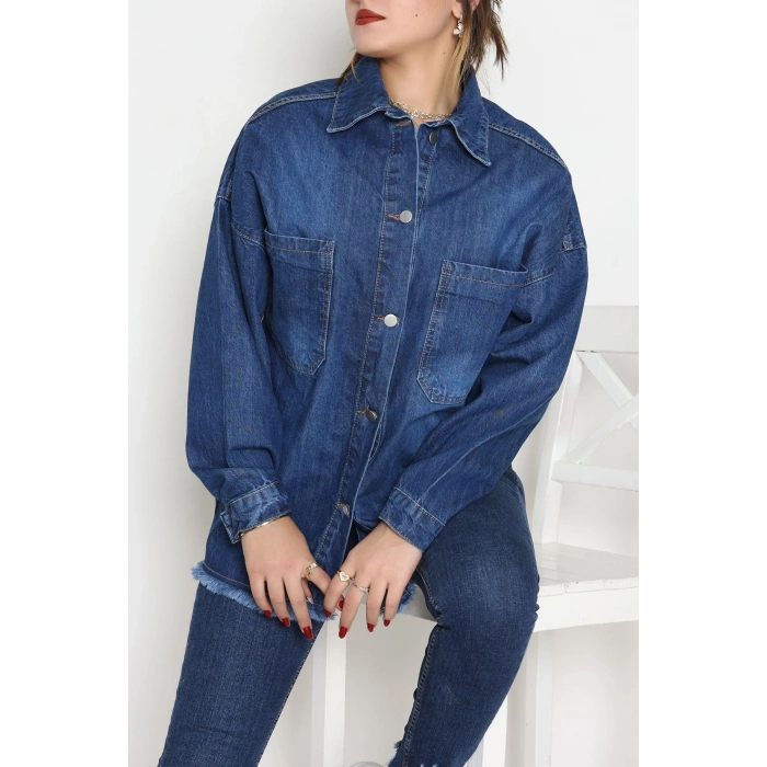 Kot Ceket Mavi - 31873.2088.