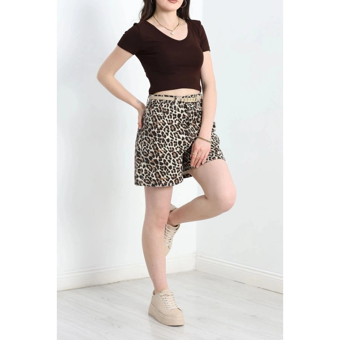 Kot Şort Leopar - 30838.1966.