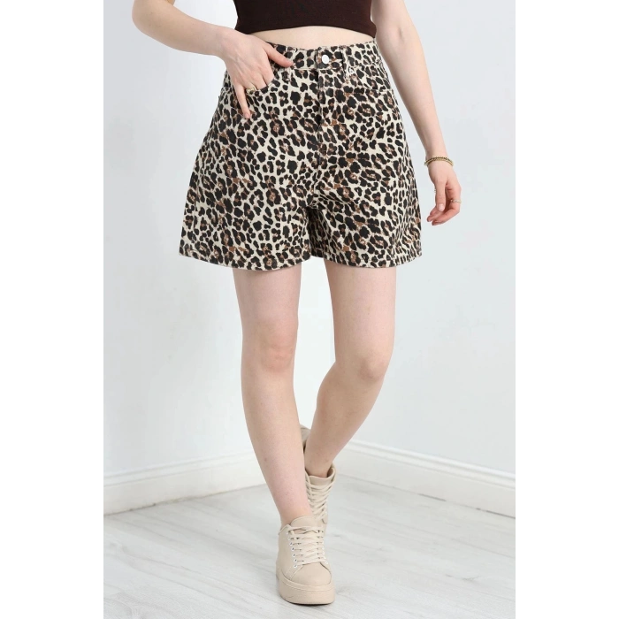 Kot Şort Leopar - 30838.1966.