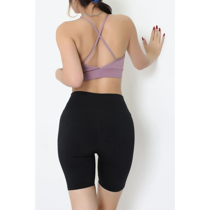 Kruvaze İp Askılı Büstiyer Gülkurusu - 9026.125.