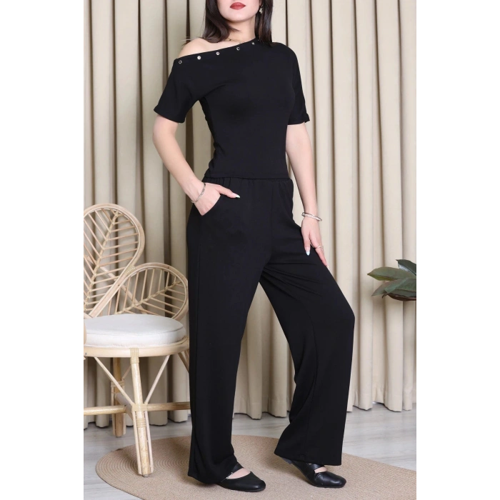 Kuş Gözü Modal Takım Siyah - 55156.701.