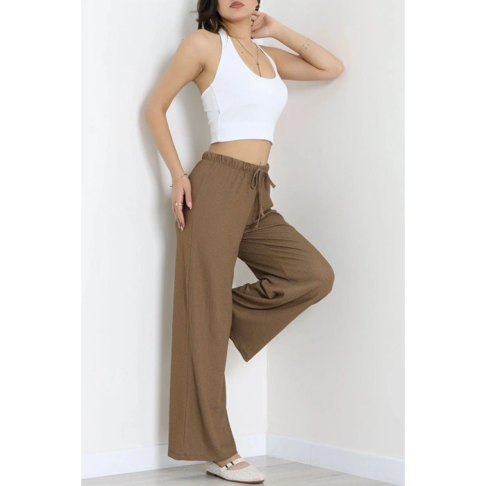 Lastikli Bürümcük Pantolon Camel - 55119.599.