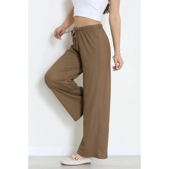 Lastikli Bürümcük Pantolon Camel - 55119.599.