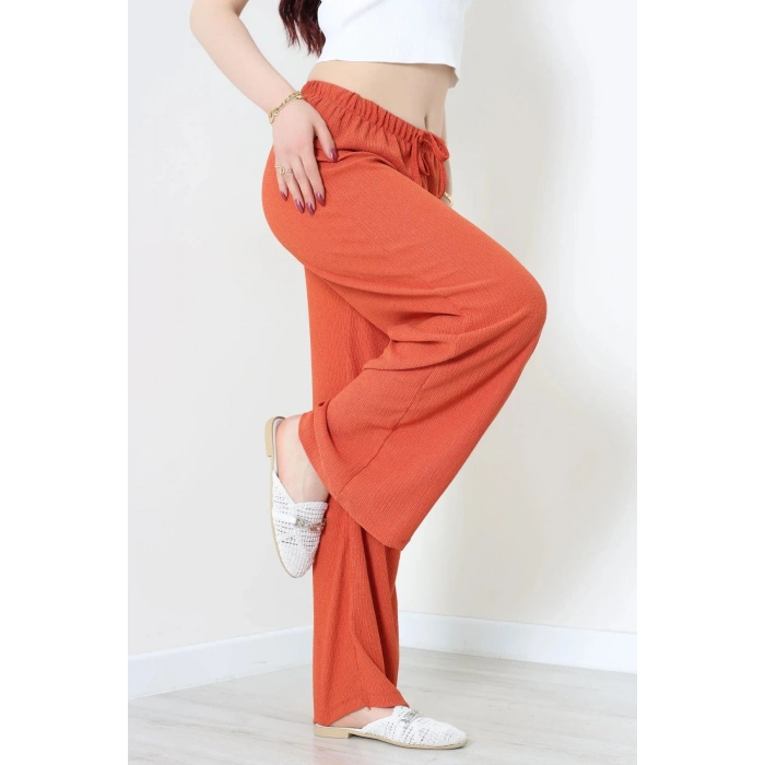 Lastikli Bürümcük Pantolon Kiremit - 55119.599.