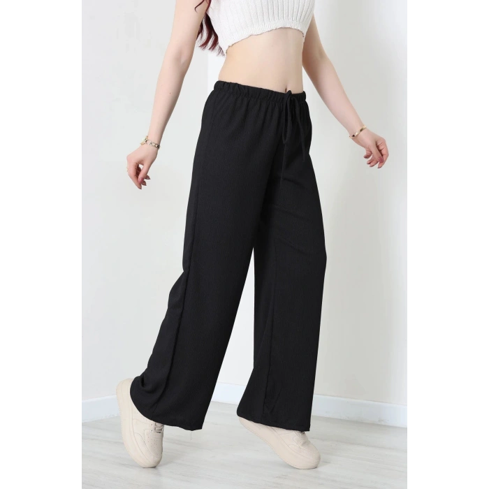 Lastikli Bürümcük Pantolon Siyah - 55119.599.