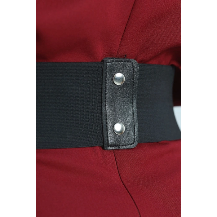 Lastikli Korse Kemer Siyah - 30683.1794.