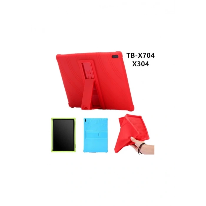 Lenovo Tab 4 10 (tb-X304X704 Standlı Silikon Kılıf-(1903)