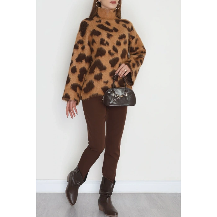 Leopar Desenli Triko Leopar - 2320.1765.