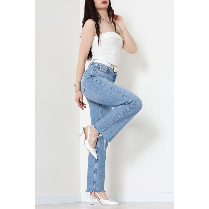 Likralı Straplez Ribana Atlet Ekru - 21922.200.