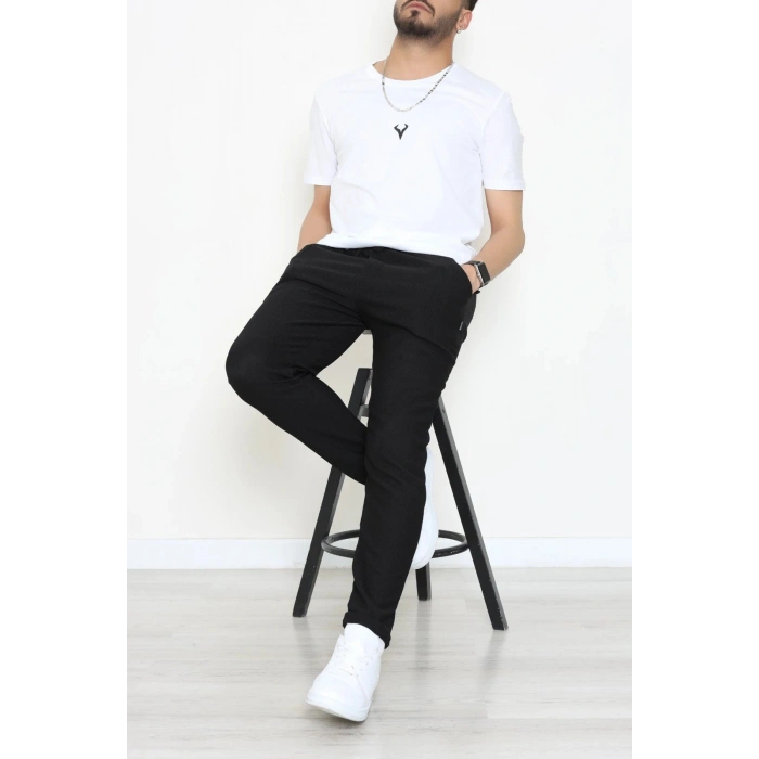 Lüx Penye Regular Baskılı Erkek Tişört Beyaz - 71257.1878.