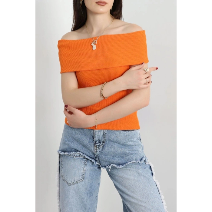 Madonna Yaka Bluz Turuncu - 90335.1567.