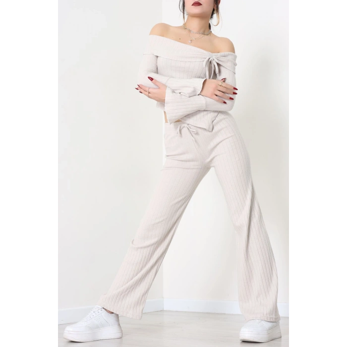 Madonna Yaka İnterlok Takım Bej - 42829.1567.