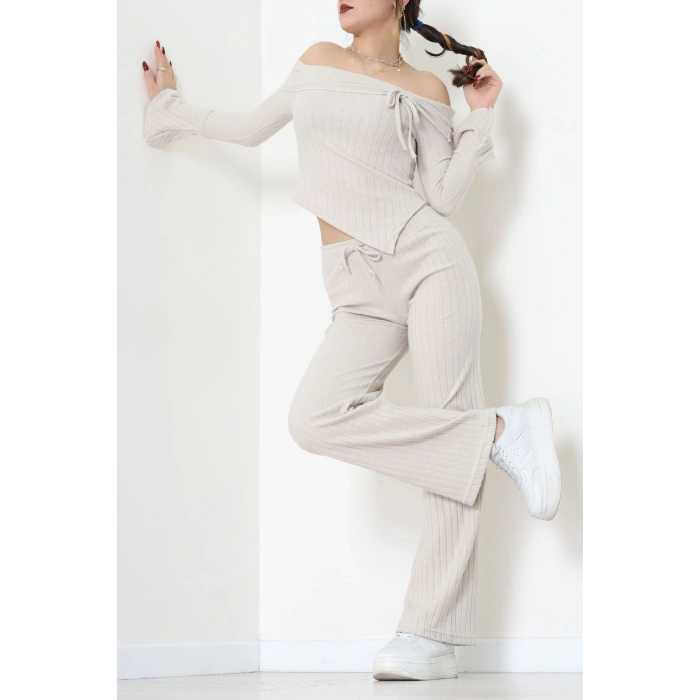 Madonna Yaka İnterlok Takım Bej - 42829.1567.