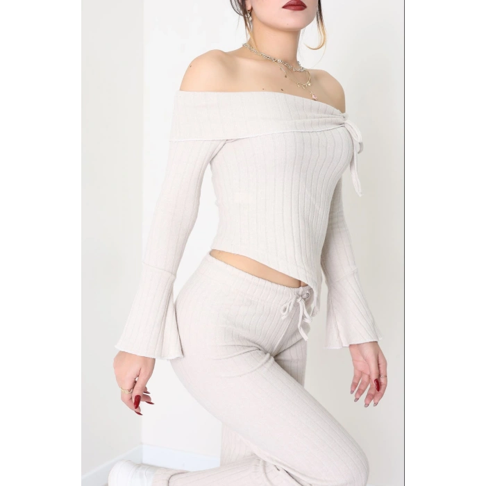 Madonna Yaka İnterlok Takım Bej - 42829.1567.