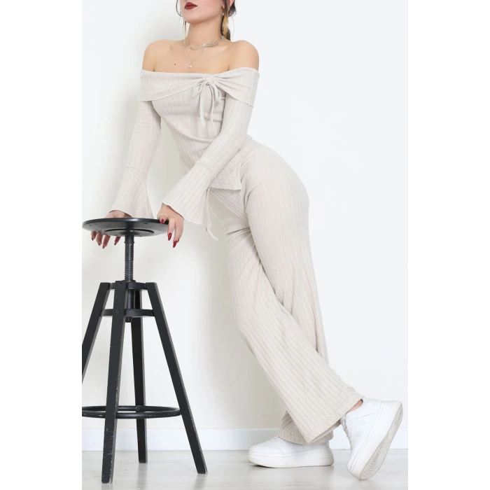 Madonna Yaka İnterlok Takım Bej - 42829.1567.