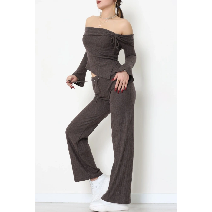 Madonna Yaka İnterlok Takım Kahve - 42829.1567.