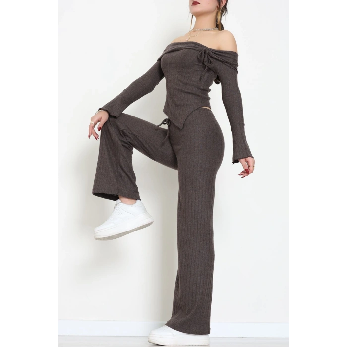 Madonna Yaka İnterlok Takım Kahve - 42829.1567.