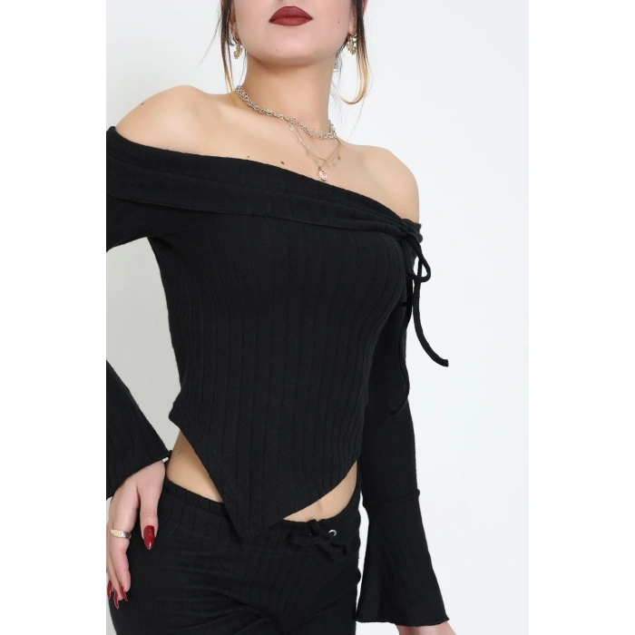 Madonna Yaka İnterlok Takım Siyah - 42829.1567.