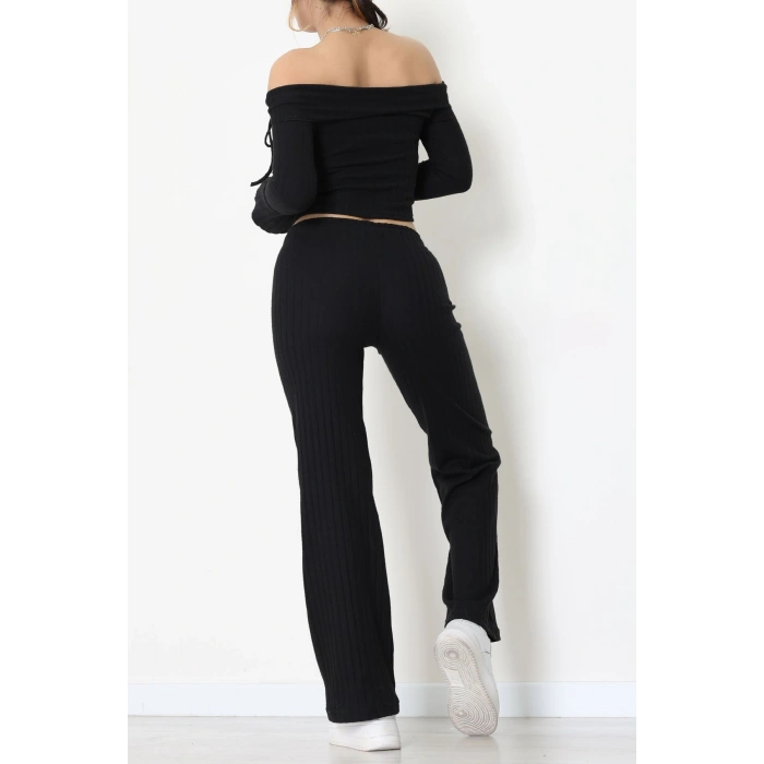 Madonna Yaka İnterlok Takım Siyah - 42829.1567.