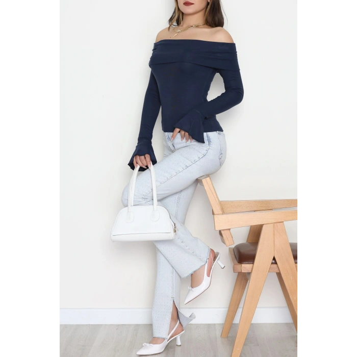 Madonna Yaka İspanyol Kol Bluz Laci - 1046.2119.