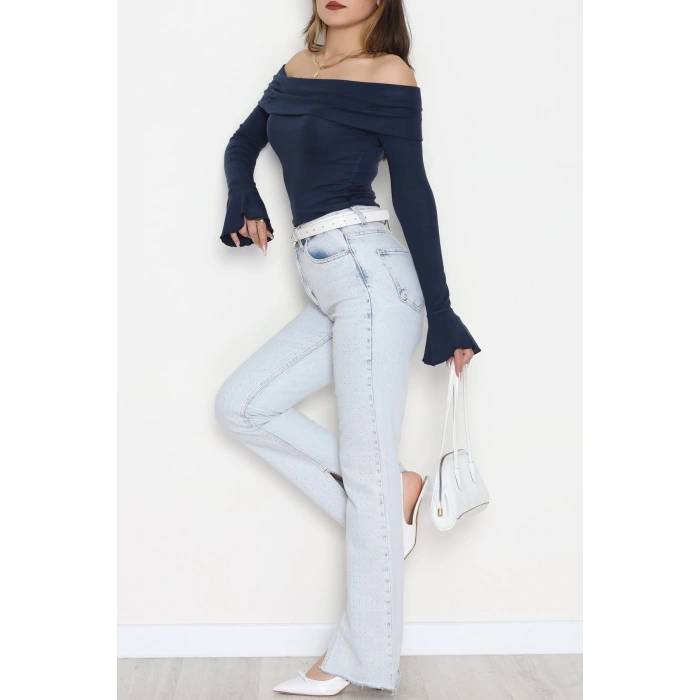 Madonna Yaka İspanyol Kol Bluz Laci - 1046.2119.