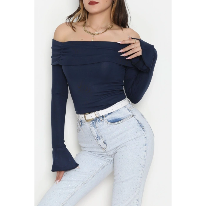 Madonna Yaka İspanyol Kol Bluz Laci - 1046.2119.