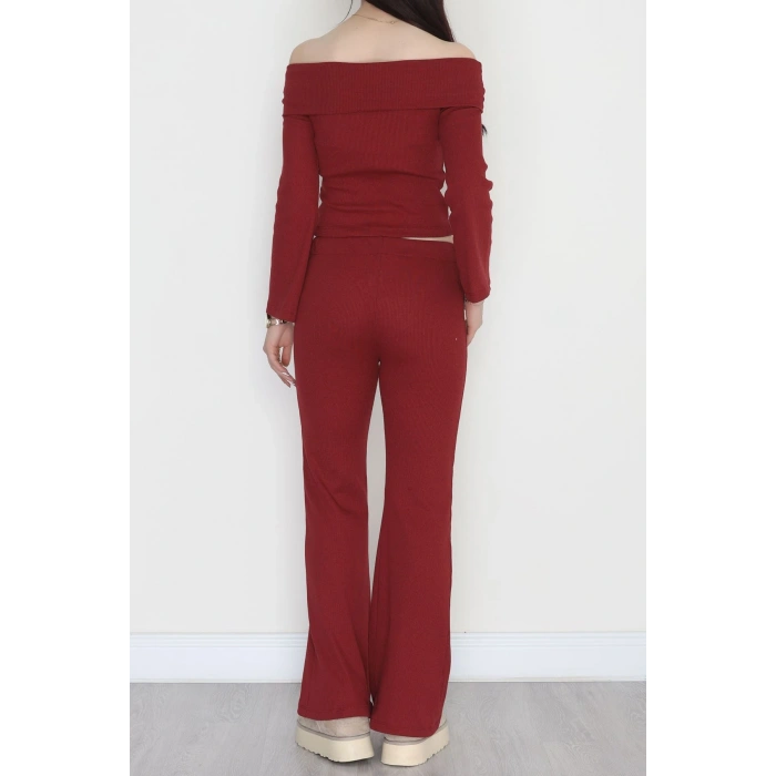 Madonna Yaka Kaşkorse İkili Takım Bordo - 40237.1748.