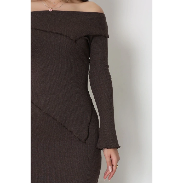 Madonna Yaka Kaşkorse Midi Boy İkili Takım Kahve - 42792.1567.