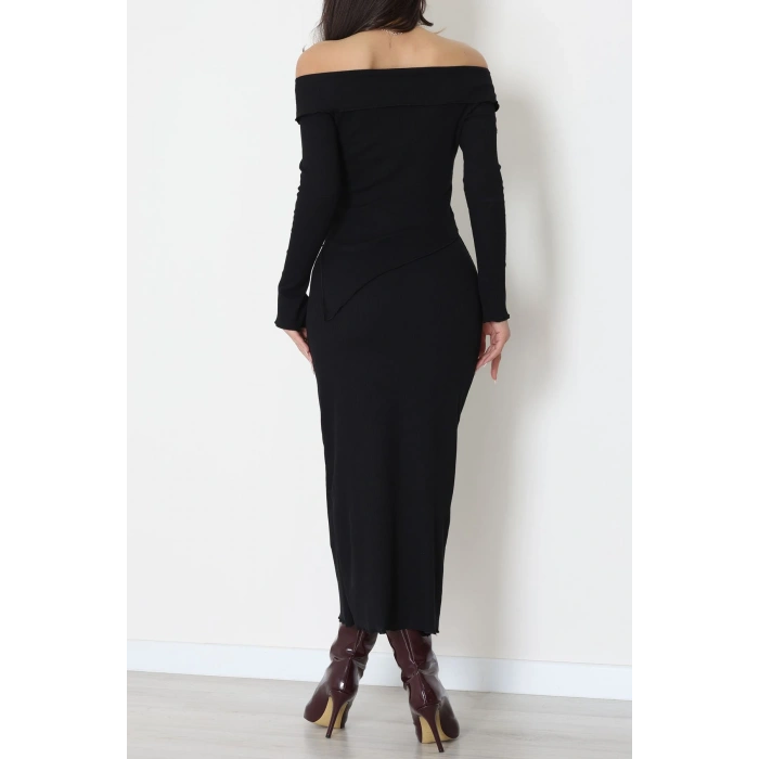 Madonna Yaka Kaşkorse Midi Boy İkili Takım Siyah - 42792.1567.