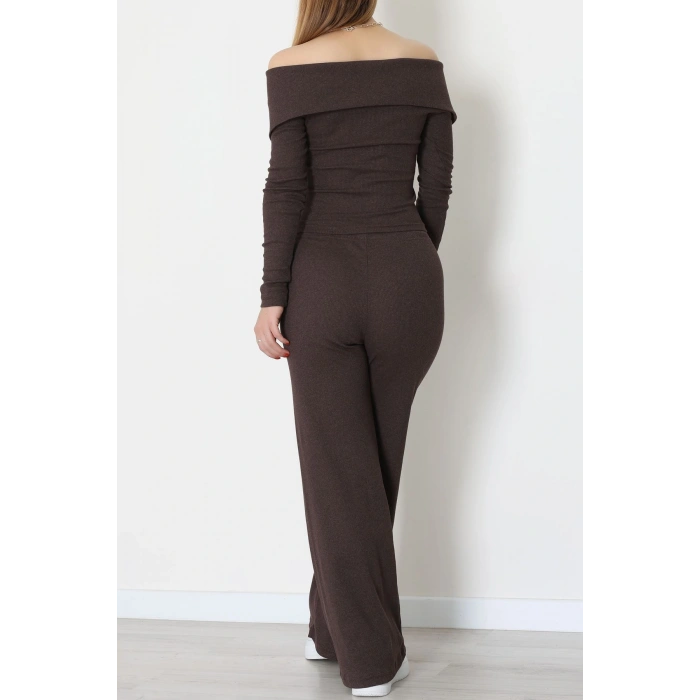 Madonna Yaka Likralı Kaşkorse İkili Takım Kahve - 51089.1567.