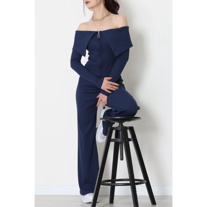 Madonna Yaka Likralı Kaşkorse İkili Takım Lacivert - 51089.1567.