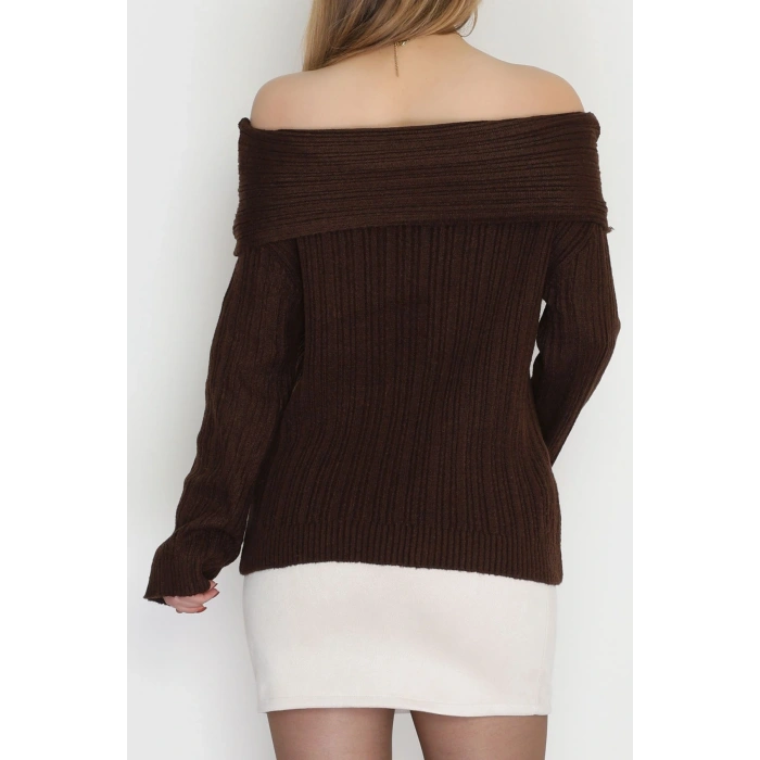 Madonna Yaka Triko Acıkahve - 2324.1765.